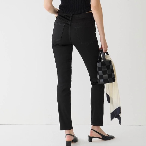 J. Crew Denim - J.Crew Women's 9" Mid-Rise Vintage Slim-Straight Jean in Stay Black New Size 28